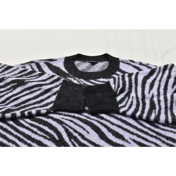 Torrid Women's Plus Size 4 Zebra Pattern Sweater Pullover Mohair Feel - Picture 6 of 8
